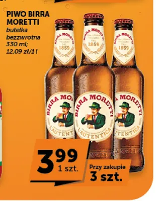 Piwo Birra Moretti promocja w Groszek