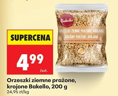 Orzeszki ziemne prażone, krojone promocja w Biedronka