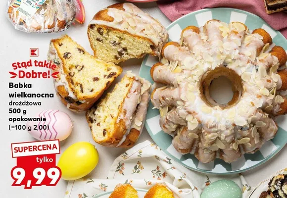 Babka wielkanocna drożdżowa promocja w Kaufland