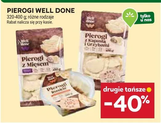 Pierogi z mięsem promocja w Stokrotka