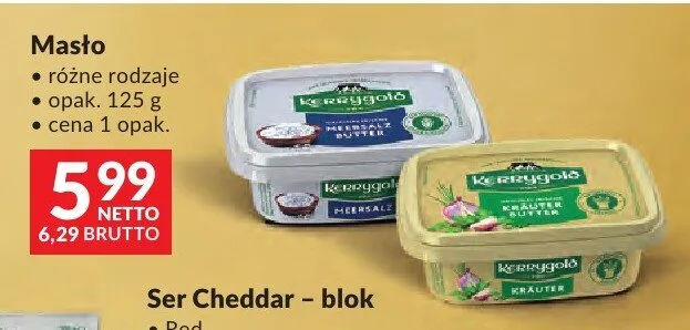 Masło z solą morską Kerrygold promocja w Makro