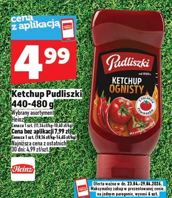 Ketchup ognisty promocja w TOPAZ