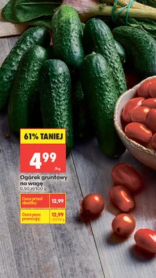 Ogórek gruntowy promocja w Biedronka
