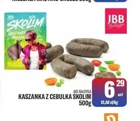 Kaszanka z cebulką Skolim promocja w Tomi Markt