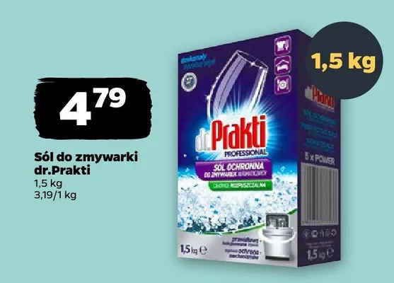 Sól do zmywarki dr.Prakti promocja w Netto