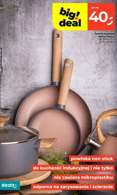 Patelnia aluminiowa sr. 28 cm promocja w Dealz