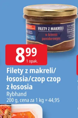Czop czop z łososia Rybhand promocja w Leclerc