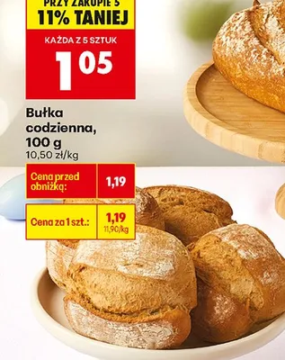 Bułka codzienna promocja w Biedronka