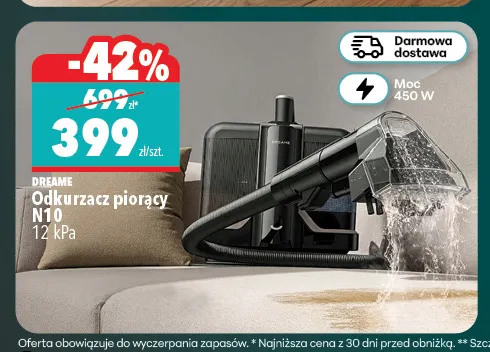 Odkurzacz piorący N10 Dreame promocja w Biedronka Home