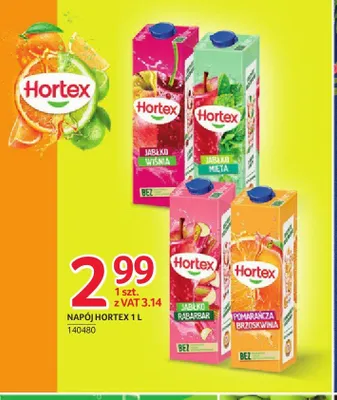 Napój Jabłko Wiśnia Hortex promocja w Selgros