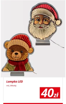 Lampka LED miś promocja w KiK