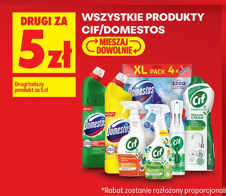 Spray do czyszczenia Cif Cleanboost odtłuszczacz promocja w Biedronka