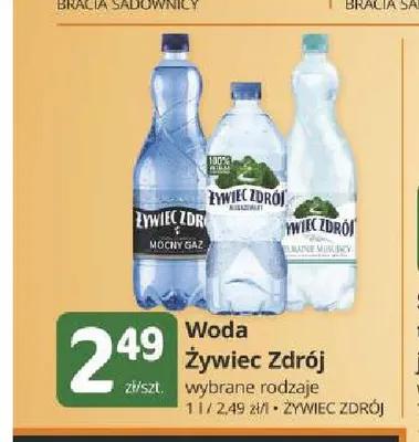 Woda Żywiec Zdrój promocja w Marketvita