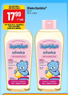 Oliwka hipoalergiczna Bambino promocja w POLOmarket