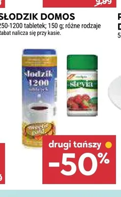 Słodzik Domos promocja w Stokrotka