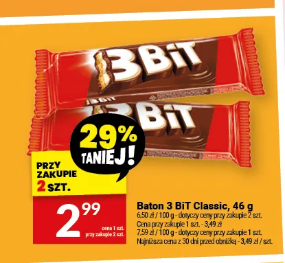 Baton 3 BiT Classic promocja w Twój Market
