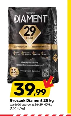 Groszek Diament 26-29 MJ/kg promocja w Bricomarche