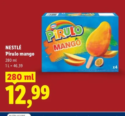 Lody Pirulo mango promocja w Lidl
