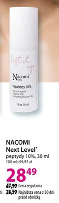 Peptydy next level 10% promocja w Hebe