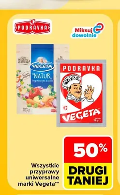 Przyprawa uniwersalna Vegeta Natur promocja w Carrefour Market