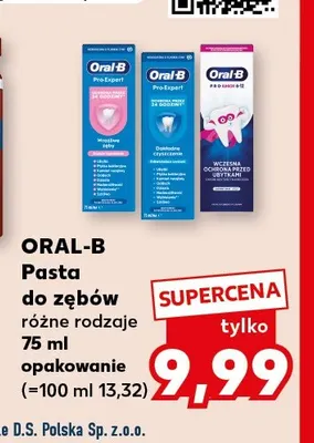 Pasta do zębów Oral-B promocja w Kaufland