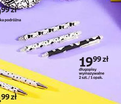 Długopisy wymazywalne 2-pak Purrrfect School promocja w Empik