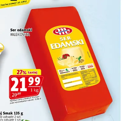 Ser edamski Mlekovita promocja w Prim Market