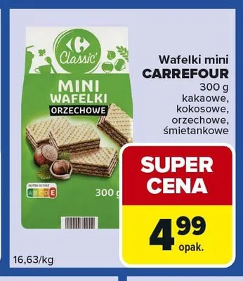 Wafelki mini CARREFOUR kokosowe promocja w Carrefour Express