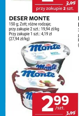 Deser Monte promocja w Stokrotka