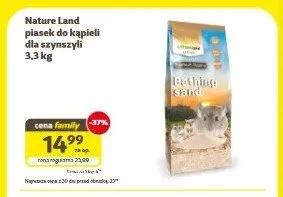 Piasek do kąpieli dla szynszyli Nature Land promocja w Super Zoo