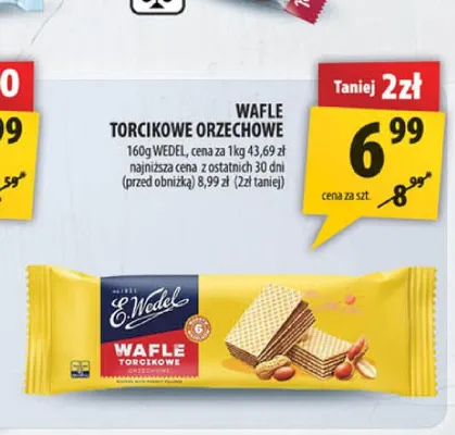 Wafle Torcikowe Orzechowe E.Wedel promocja w Arhelan