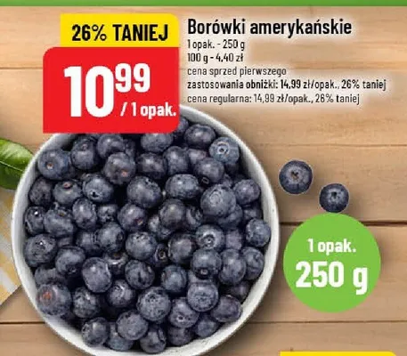 Borówki amerykańskie promocja w POLOmarket