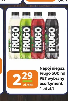 Napój niegazowany Frugo promocja w Społem Częstochowa