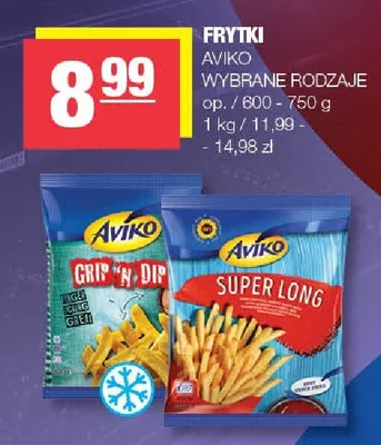 Frytki Aviko Super Long promocja w SPAR