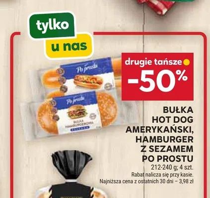 Bułka hot dog amerykański Po Prostu promocja w Stokrotka
