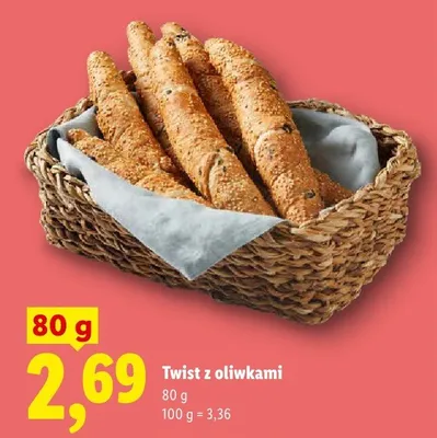 Twist z oliwkami promocja w Lidl