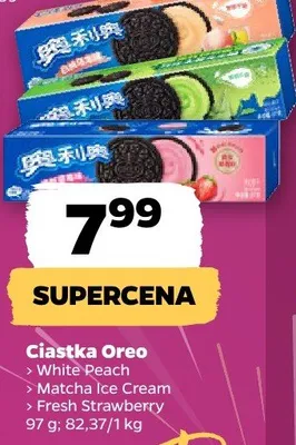 Ciastka Oreo Fresh Strawberry promocja w Netto
