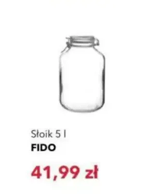 Słoik Fido 5 l promocja w Nela