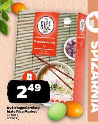 Ryż biały długoziarnisty Konpack promocja w Netto