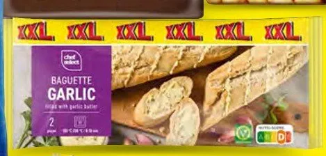 Bagietka czosnkowa Baguette Garlic Chef Select promocja w Lidl