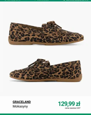 Mokasyny GRACELAND promocja w Deichmann