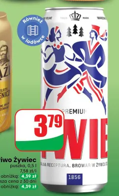 Piwo Żywiec promocja w Dino