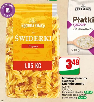 Płatki ryżowe błyskawiczne promocja w Dino