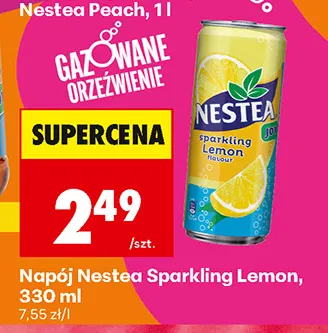 Napój Nestea Sparkling Lemon promocja w Biedronka