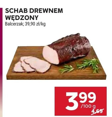 Schab drewnem wędzony balcerzak promocja w Stokrotka