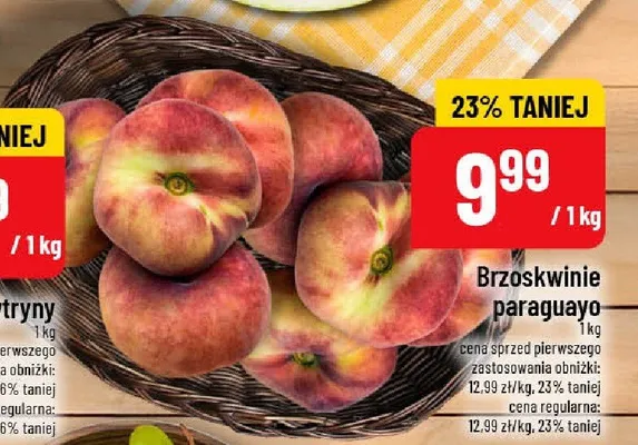 Brzoskwinie paraguayo promocja w POLOmarket