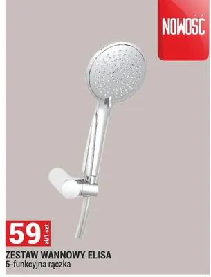 Zestaw wannowy Elisa 5-funkcyjna rączka promocja w Merkury Market