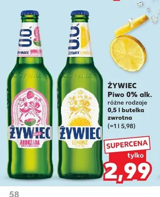 Piwo bezalkoholowe Żywiec promocja w Kaufland