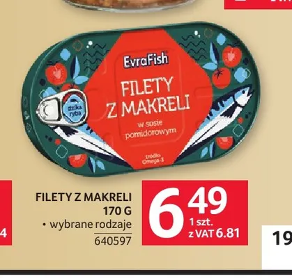 Filety z makreli EvraFish promocja w Selgros