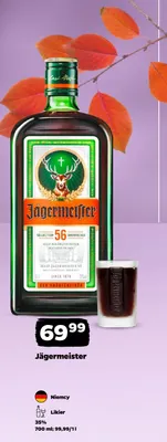 Likier Jägermeister promocja w Netto